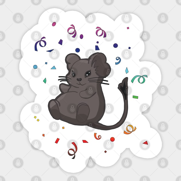 Degu Celebration Sticker by Mystical_Illusion